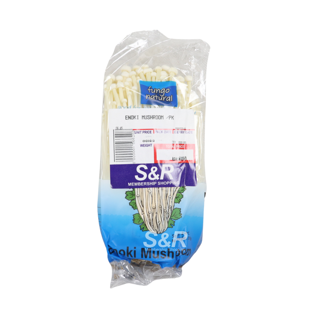 Fungo Natural Enoki Mushroom 200g